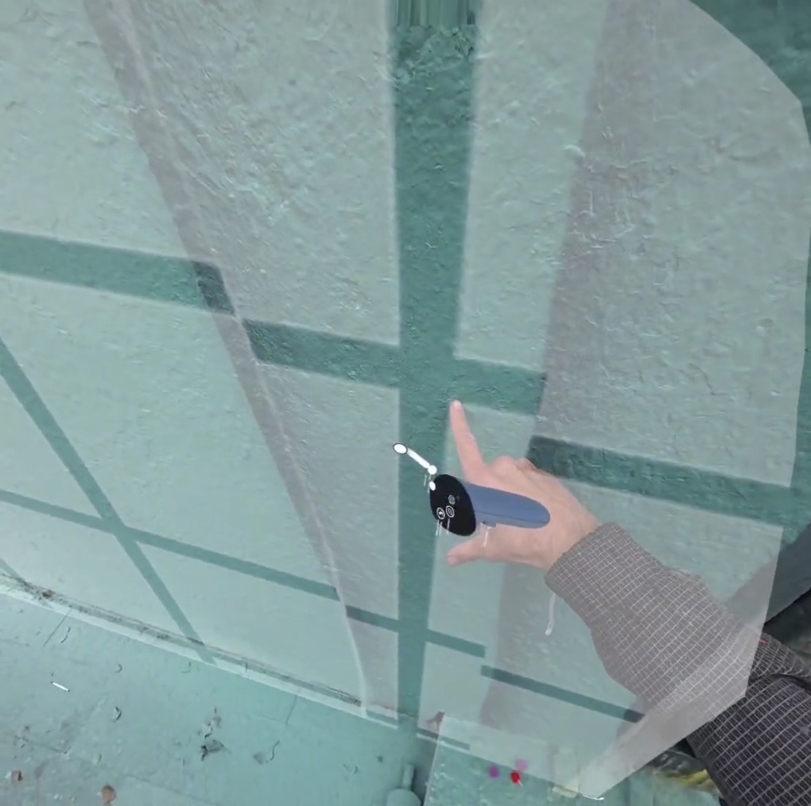 drawing with VR headset - sketchar app for HoloLens glasses