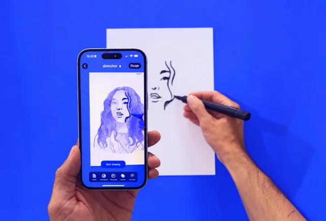 Learn To Draw with mobile AR