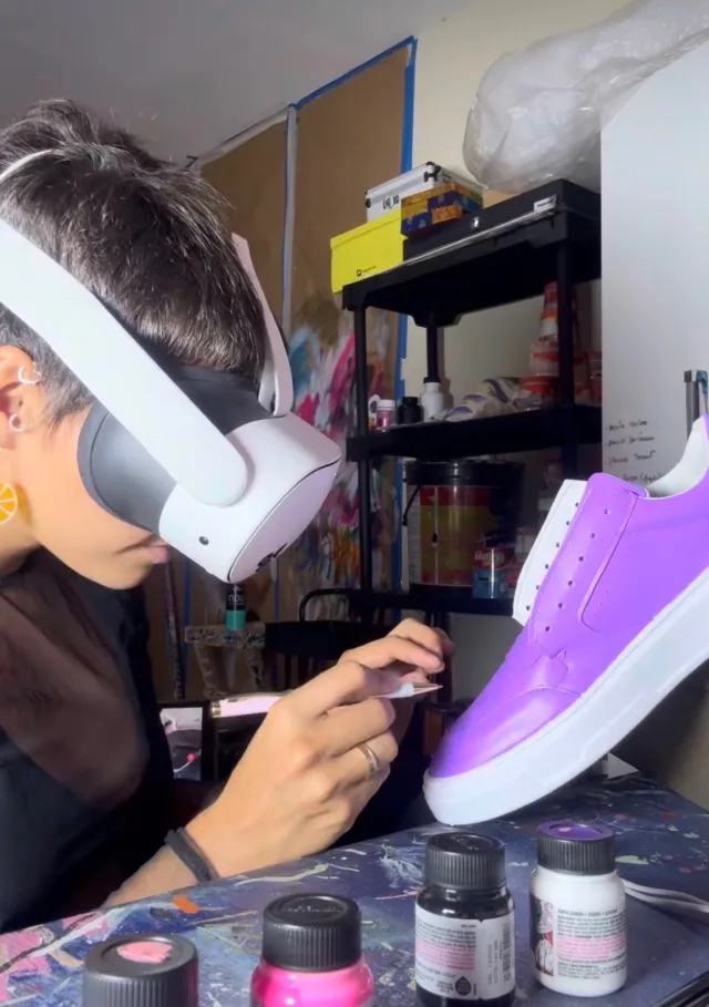 Customize sneakers