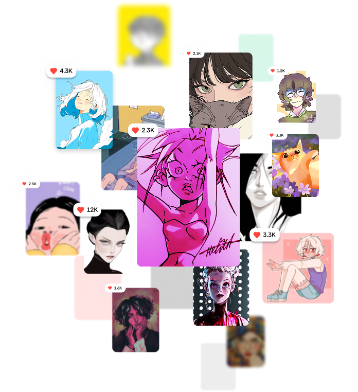 The best community for art lovers and drawing fans